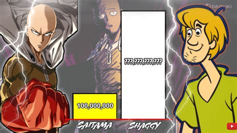 can shaggy beat saitama|Saitama VS Shaggy Power Levels .